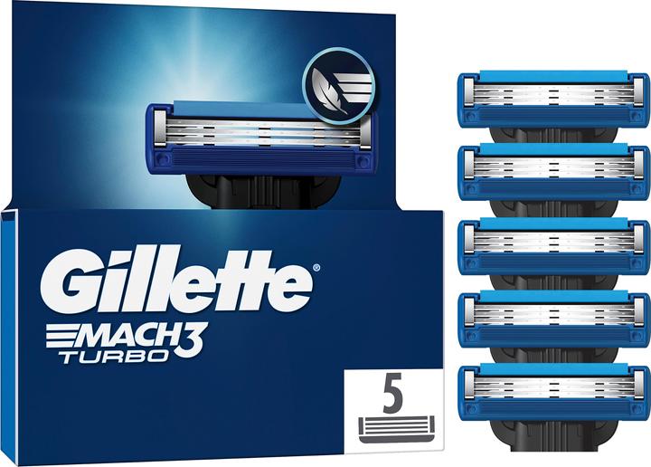 Produktbild Gillette Mach3 Turbo (5 x)