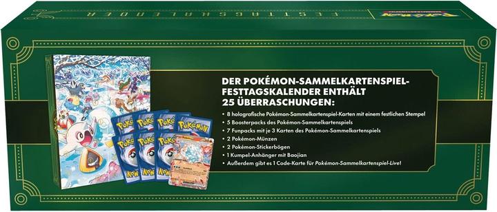 Actual product image Pokémon Festive calendar