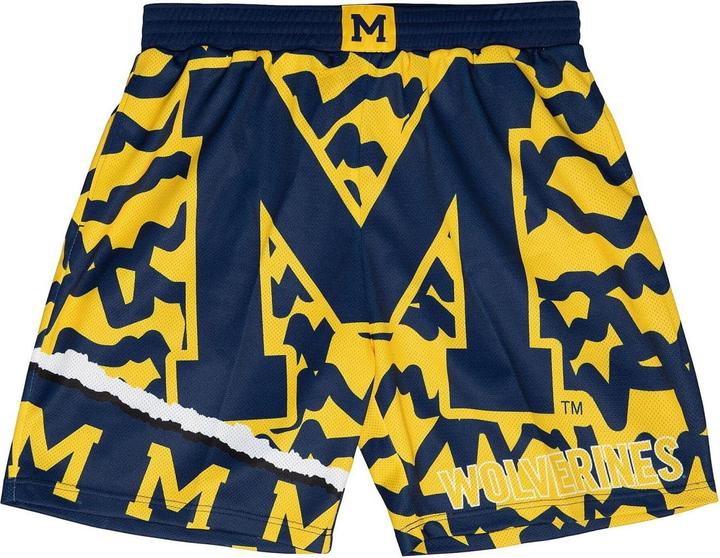 Mitchell & Ness M&N University of Michigan JUMBOTRON Shorts - L (L)