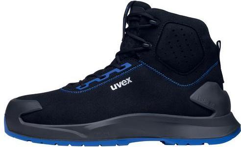 Actual product image Uvex Sports uvex 1 x-craft boot S2 68150 black, blue width 14 size 42 (S2, 42)
