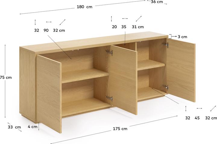 Produktbild Kave Home Abilen (36 x 180 cm)