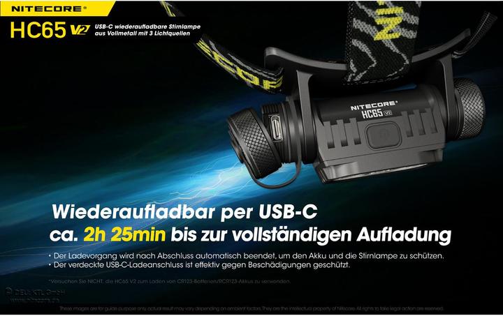 Produktbild Nitecore HC65 V2 USB (1750 lm)