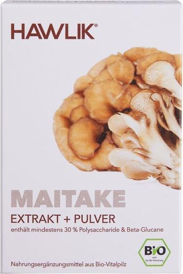 Produktbild Hawlik Maitake Extrakt + Pulver Kapsel (60 Stück, Kapseln, 57 g)