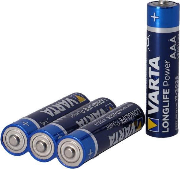 Actual product image Varta long-life power (4 pcs., AAA, 1240 mAh)