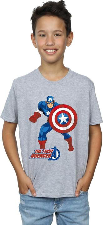 Image du produit Captain America - T-shirt THE FIRST AVENGER - Garçon (140, 146)