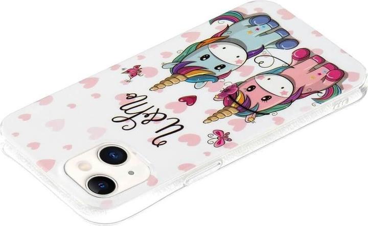 Image du produit Cover-Discount iPhone 15 - Étui en silicone Licorne nocturne (Apple iPhone 15)