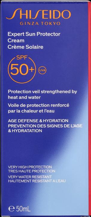 Actual product image Shiseido Expert Sun (Sun cream face, SPF 50+, 50 ml, 77 g)