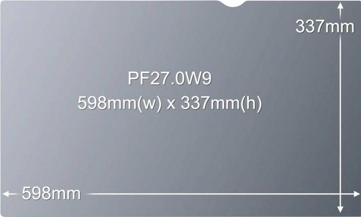Actual product image 3M Pf270w9b (27", 16 : 9)