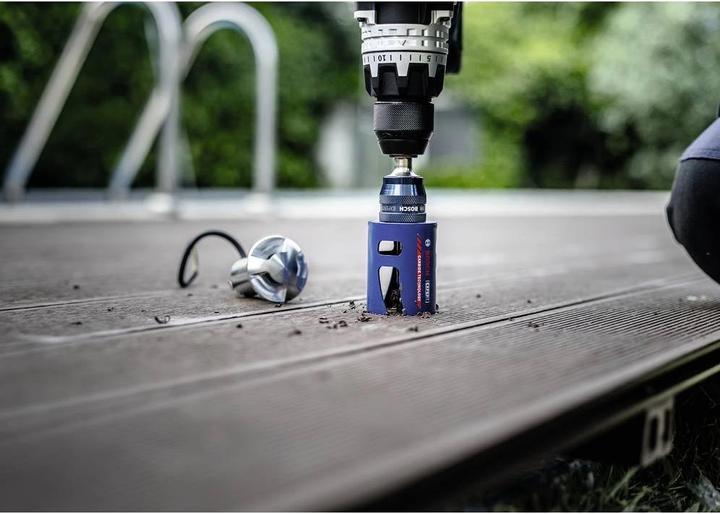 Actual product image Bosch Professional Zubehör EXPERT Construction Material hole saw set 20/25/32/38/51/64 mm, 10 pcs. (20 mm, 25 mm, 32 mm, 38 mm, 51 mm, 64 mm)