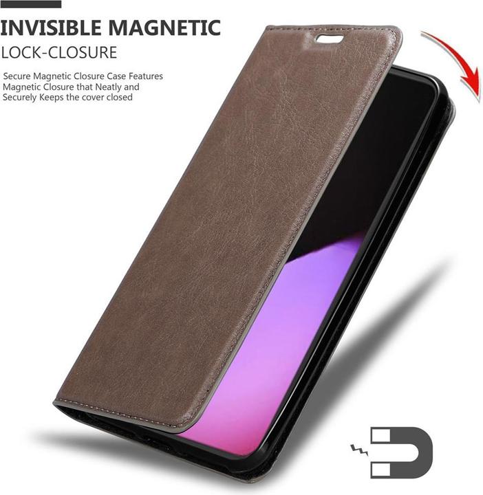 Actual product image Cadorabo Book Invisible Magnet Cover (Google Pixel 5)
