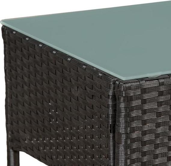 Actual product image Juskys Fort Myers polyrattan seating group