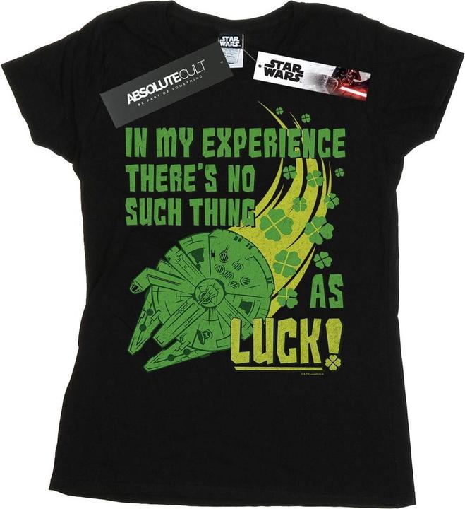 Star Wars Millennium Falcon Shamrock Luck TShirt (XL)
