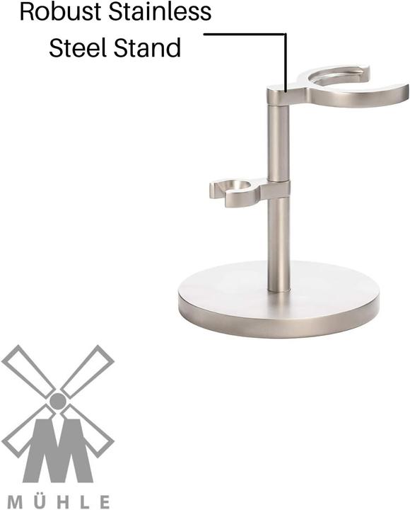 Mühle Rocca Halter matt für Rasierset mit Hobel