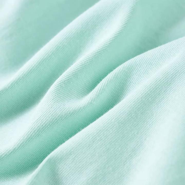 Actual product image VidaXL Children's T-shirt Light mint green 140,Material: 100 (140)