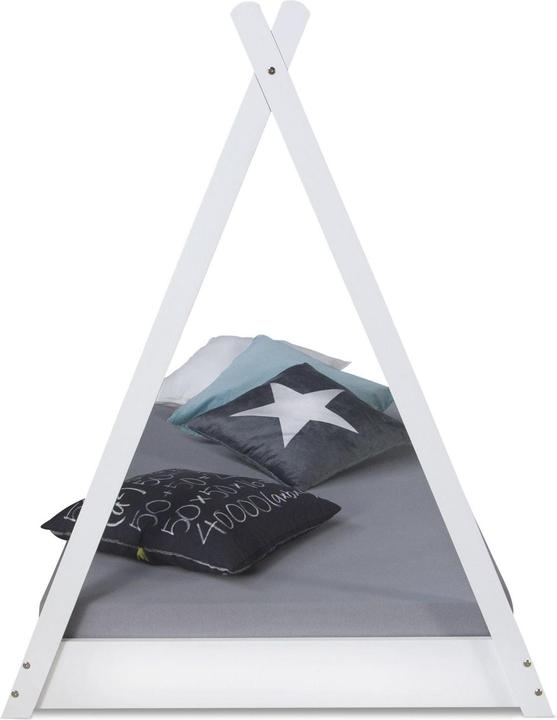 Actual product image Homestyle4u TIPI cot with mattress (90 x 200 cm)