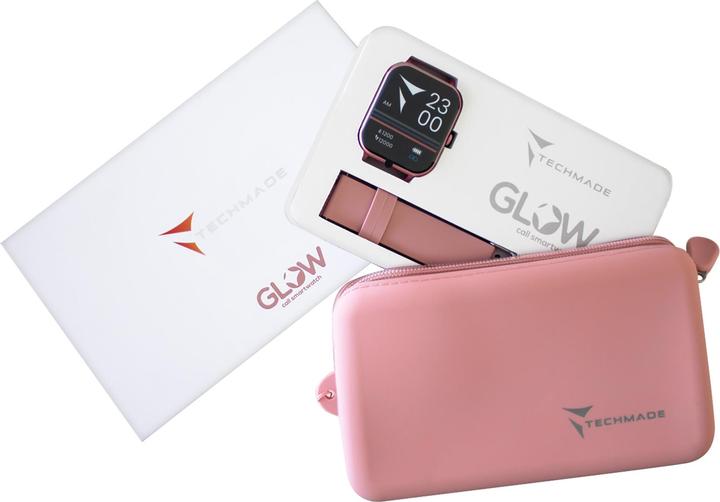 Actual product image Techmade Smart Watch Glow Pink (40 mm)
