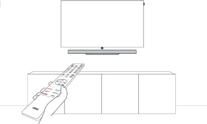Actual product image Loewe Wall mount klang bar (1 pcs., Wall installation)