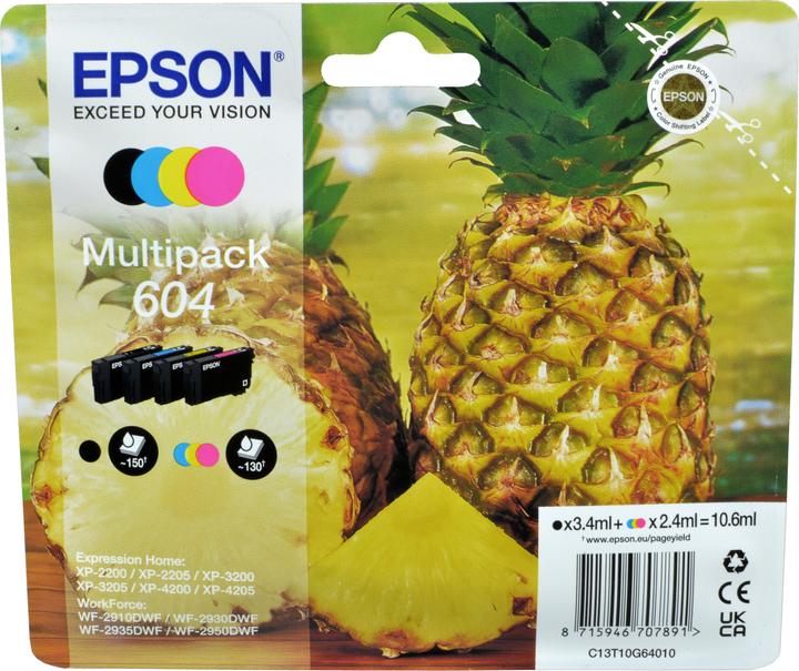 Epson 604 Multipack (M, BK, Y, C)