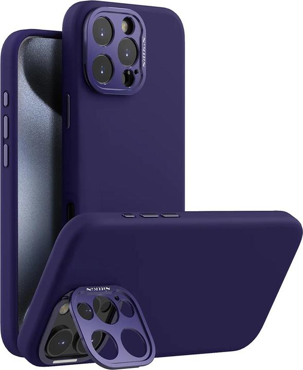 Actual product image Nillkin Etui LensWing Magnetic iPhone 16 Pro Max (fioletowy) (Apple iPhone 16 Pro Max)
