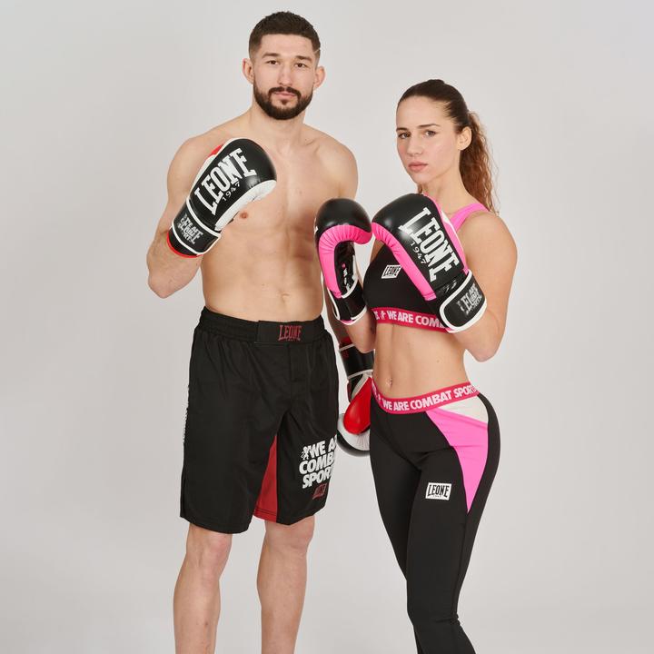 Image du produit Leone Logo Wacs Gants de boxe Rose GN333 (10 OZ)