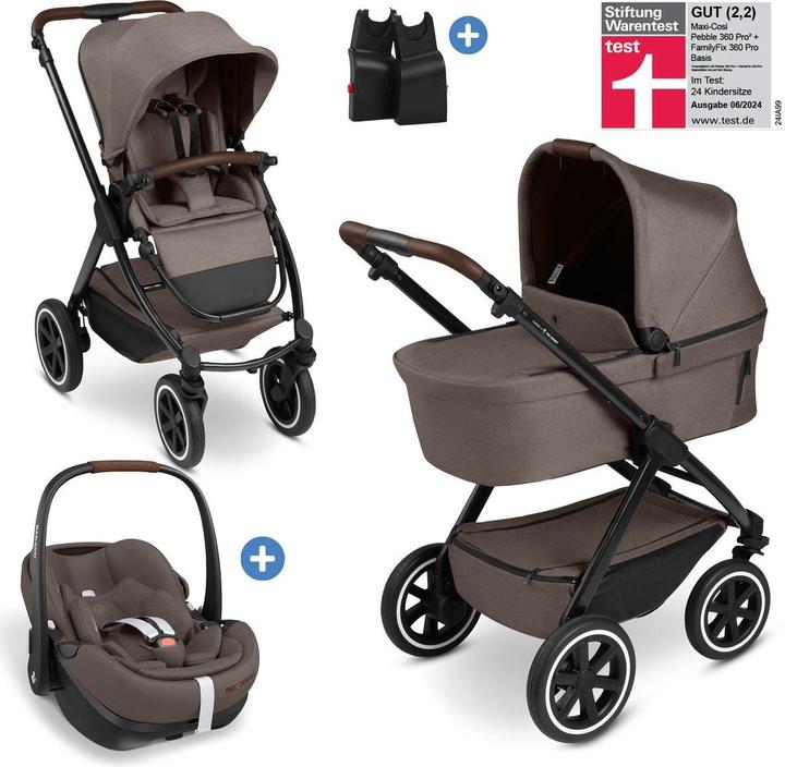 Image du produit ABC Design Kinderwagen 3 in 1 3in1 Kombi-Kinderwagen-Set Samba 2 All in