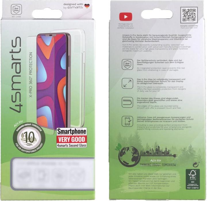 Actual product image 4smarts 360° Starter Set mit X-Pro Full Cover (Google Pixel 7 Pro)