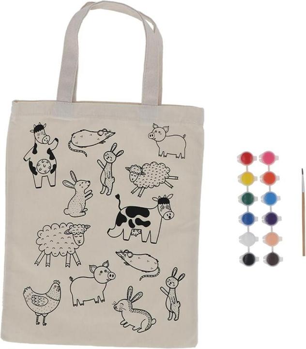Produktbild Esschert Design Ausmaltasche "Bauernhof"
