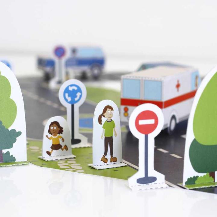 Produktbild Pukaca Papierspielzeugset. Fahrzeuge auf Strasse (Deutsch)