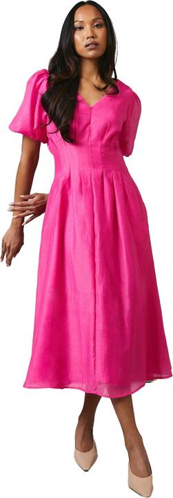 Principles Midikleid Mit Falten Puffärmel (38 D)