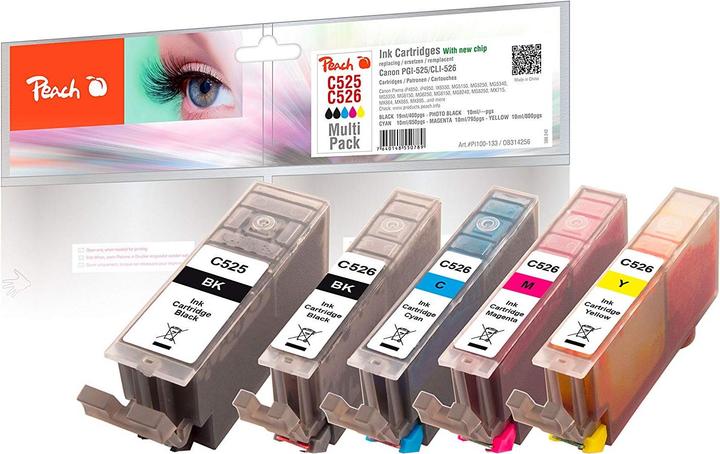 Produktbild Peach Cli-526 (M, C, Y, BK, PBK)