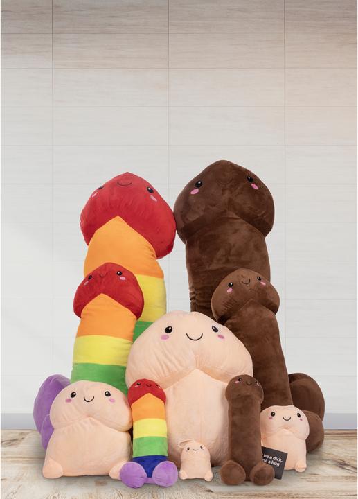 Actual product image S-Line Penis Plushie - 12" / 30 cm (Dice games)