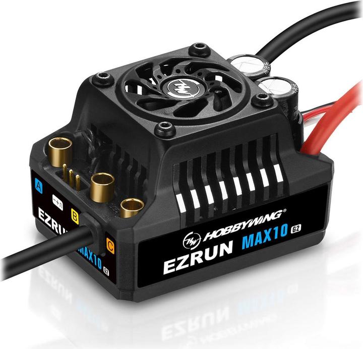 Hobbywing Brushless Regler Ezrun MAX10 G2 140A, 2-4S