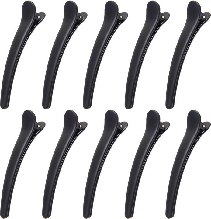 JTI 10x professionelle Haarspangen - Schwarz (10 Stk.)