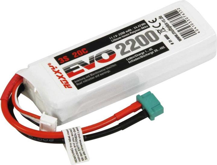 Image du produit Roxxy EVO LiPo 2200mah 11,1V 20C Akku (11.10 V, 2200 mAh)