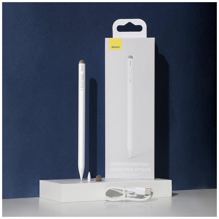 Produktbild Baseus Smooth Writing Stylus with LED Indicators (Active+Passive) White