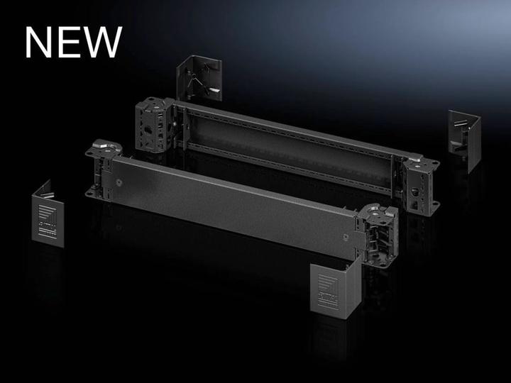 Actual product image Rittal VX 8640.007 VE2ST. VX base corner piece orifice H100 for B1200