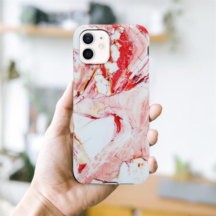 Produktbild Cadorabo IMD TPU Bunter Marmor Cover (Apple iPhone 12, Realme 12 Pro+)