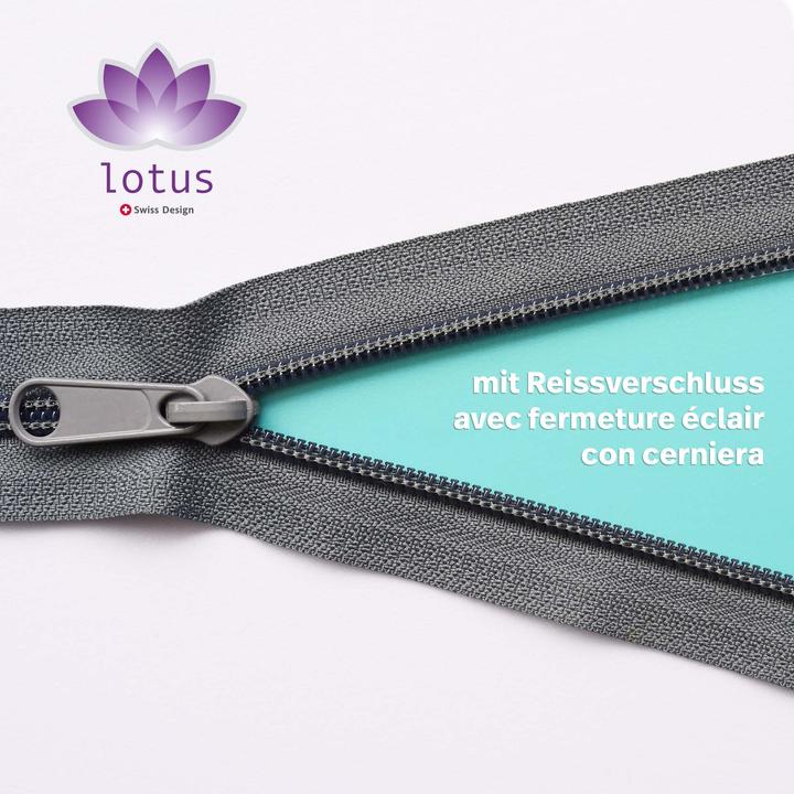Image du produit Lotus Bettwaren Literie satin Alize pétrole (Housse de couette, 135 x 170 cm)
