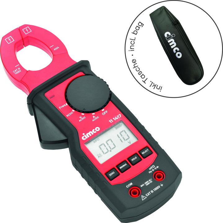 Cimco AC/DC current clamp 3100 (CAT III 1000V)
