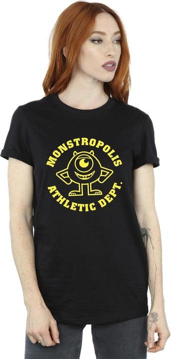 Actual product image Disney Womens/Ladies Monsters University Monstropolis Cotton Boyfriend T-Shirt (XXL)