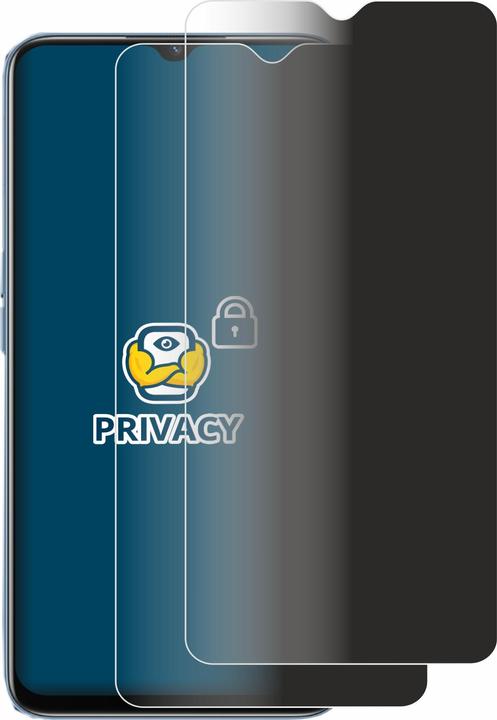 Actual product image BROTECT Anti-spy privacy film Blue light protection film (2 Piece, Oppo A16)