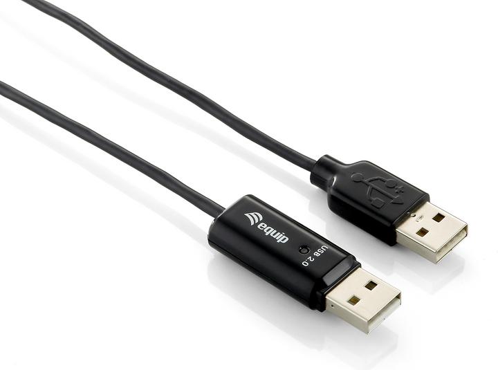 Produktbild equip Datalinkkabel USB2.0 Transferkabel nur CD (1.80 m, USB 2.0)