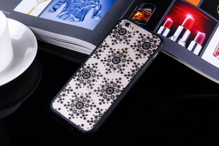 Actual product image König Design Huawei P9 Lite Mobile Case Mandala Case Cover Motif Flakes Black (Apple iPhone 14 Plus)