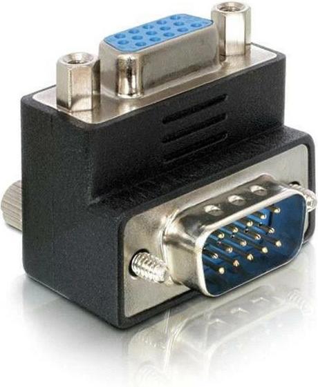 Immagine prodotto Delock Adattatore VGA maschio a VGA femmina 90ø (VGA, 7 cm)