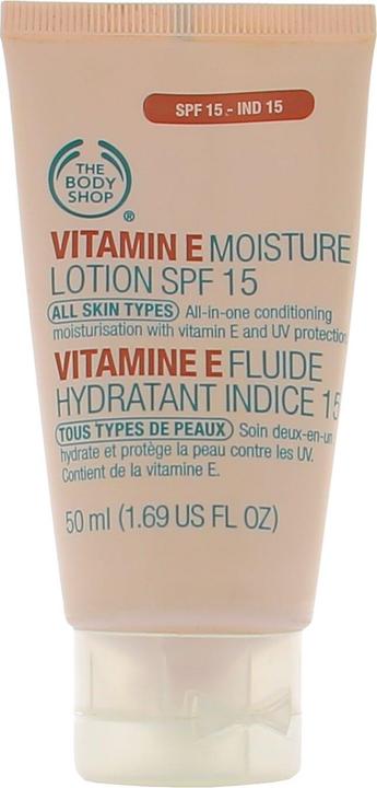 Body Shop Vitamin E Moisture Lotion SPF15 (Sun cream face, SPF 15, 50 ml)