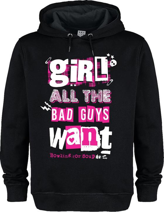 Produktbild Amplified Girl All The Bad Guys Want Kapuzenpullover (XXL)