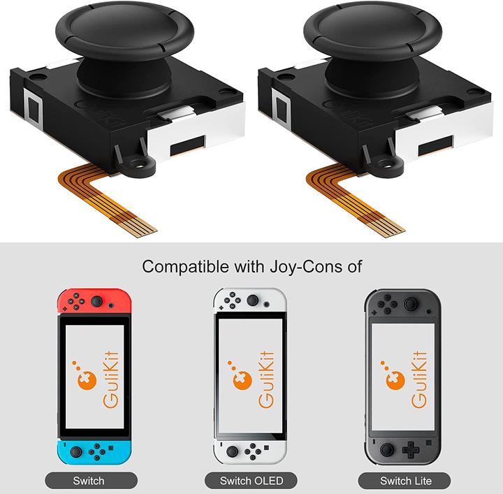 Produktbild Aknes GULIKit Hall Sensing Joystick Reparatur Kit 2er Pack