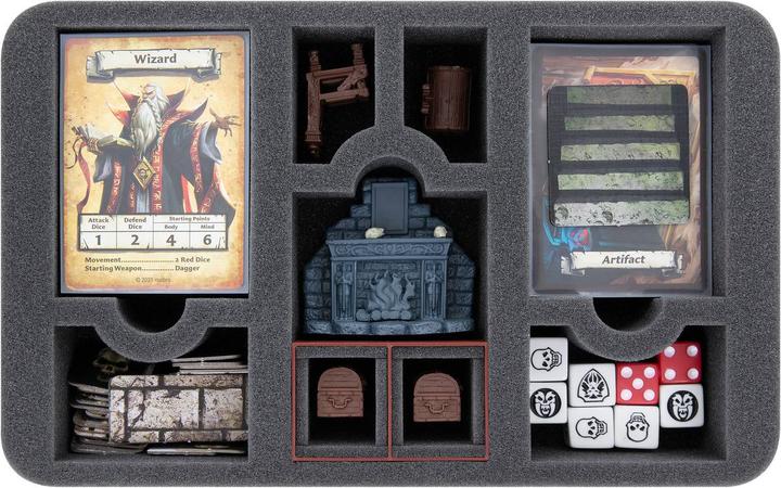 Actual product image Feldherr MEPLUS42 - MEDIUM PLUS bag for HeroQuest (2021) - basic game (Foam material)