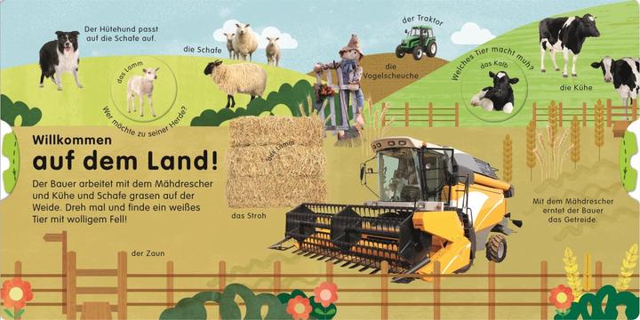 Immagine prodotto Erstes Lernen Drehen. Auf dem Bauernhof (Tedesco, Casa editrice Dorling Kindersley, 2021)