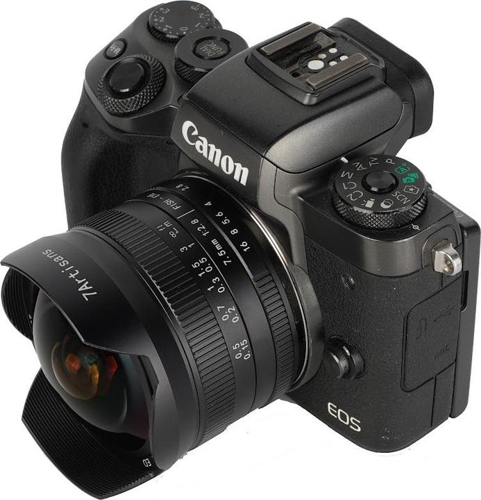 Actual product image 7artisans 7.5 mm F2.8 Fisheye Mark II (Canon EF-M, APS-C / DX)